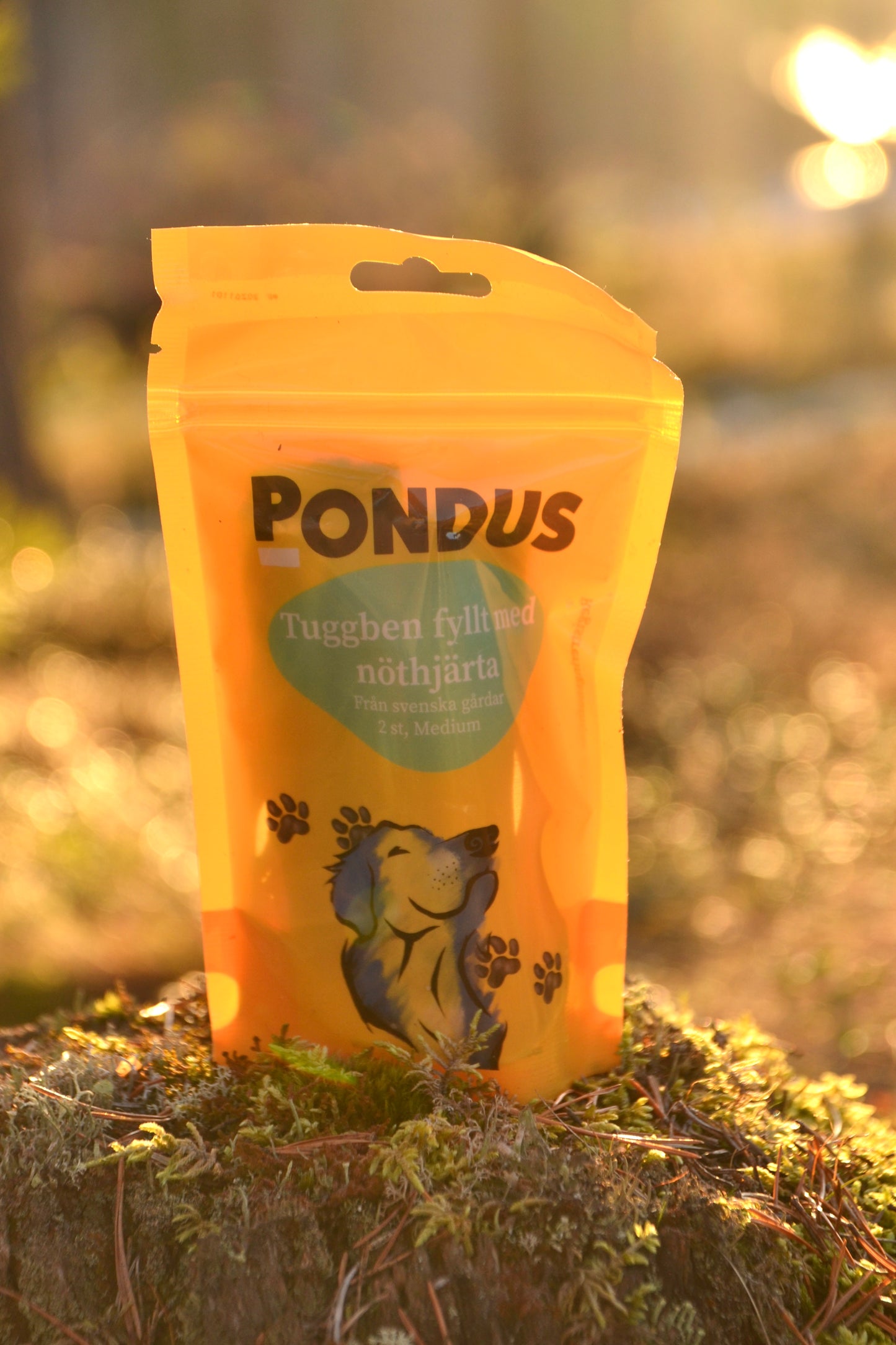 Tuggben fyllt med Nöthjärta 2-pack