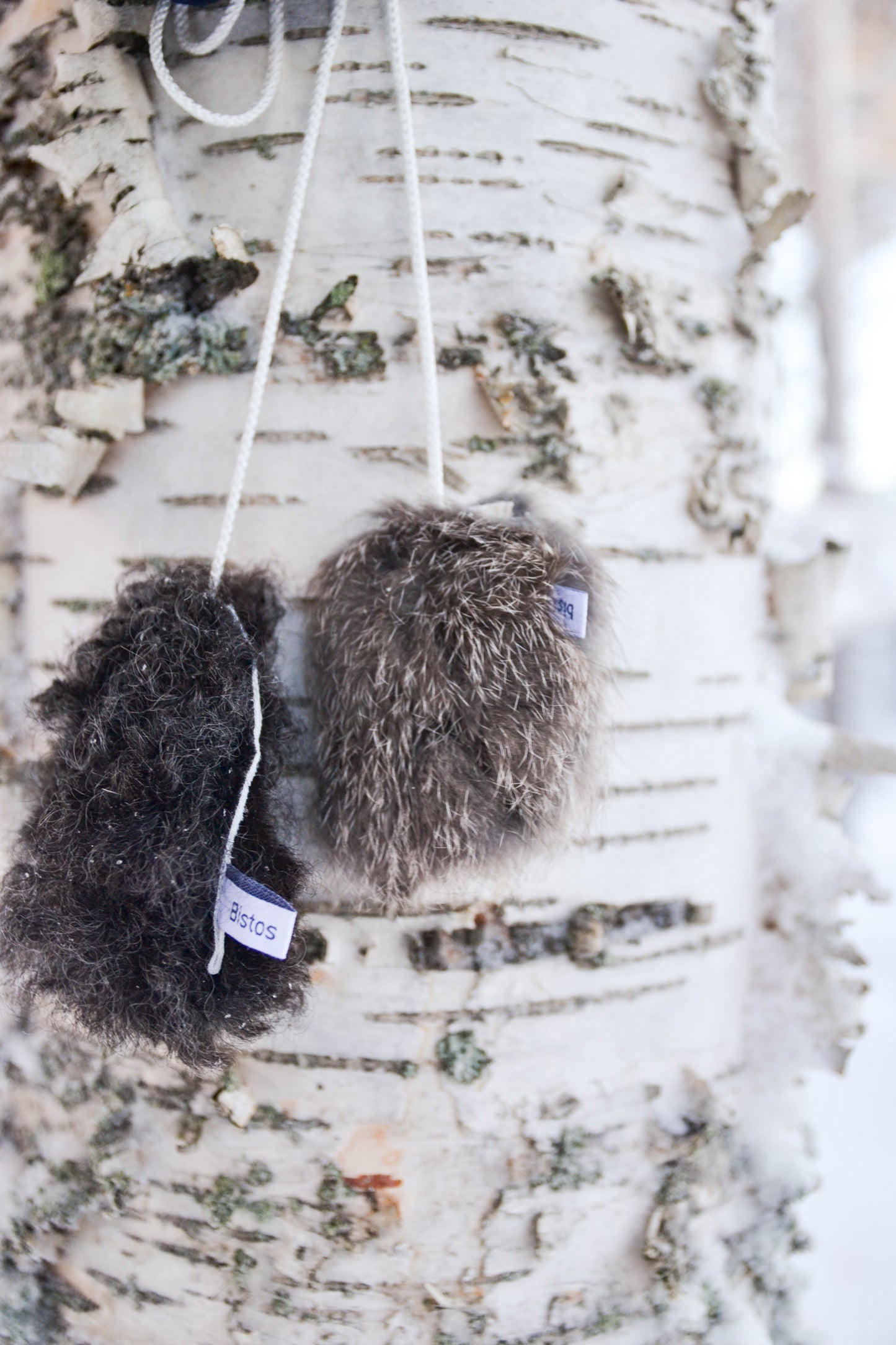 Kattleksak - Äkta päls/ull